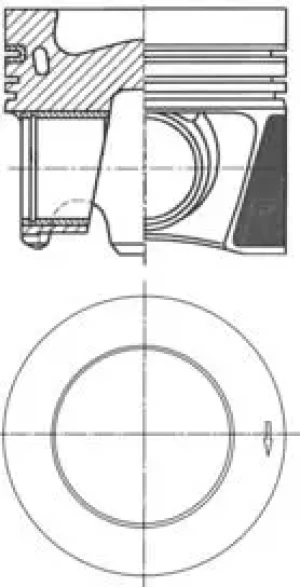 41862610 KOLBENSCHMIDT Piston de moteur