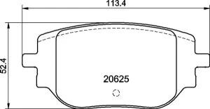 P 59 102 BREMBO Plaquettes de frein