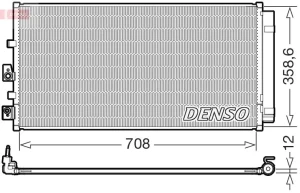 DCN10061 DENSO Condenseur de climatisation