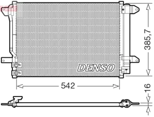 DCN32072 DENSO Condenseur de climatisation