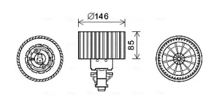 AI8374 AVA QUALITY COOLING Ventilateur de chauffage