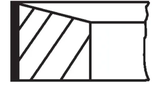 279 RS 00105 0N0 MAHLE Jeu de segments de piston