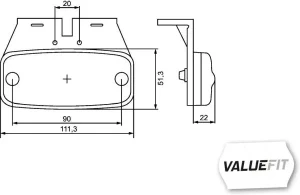 2PS 357 008-011 HELLA Begrenzungsleuchte
