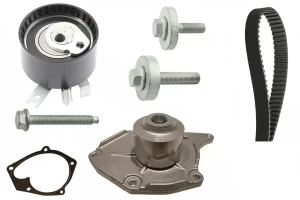 1.5 dCi RENAULT SCENIC II Kit de distribución + bomba de agua INA