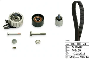 2.0 OPEL INSIGNIA A Kit de correa de distribución INA