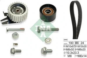 1.9 D FIAT SEDICI Kit de courroie de distribution INA