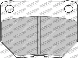 Plaquettes de frein NISSAN 300ZX FERODO RACING