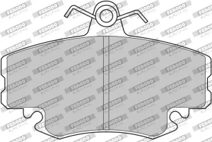 Plaquettes de frein RENAULT TWINGO II FERODO RACING