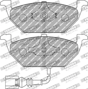 Plaquettes de frein AUDI A1 I FERODO RACING