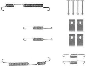 Kit di montaggio ganasce freno KIA PICANTO II QUICK BRAKE
