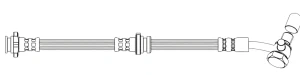 50.749X QUICK BRAKE Flexibler bremsschlauch