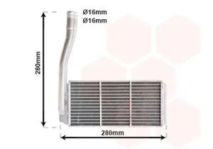 02006177 VAN WEZEL Radiateur de chauffage