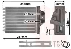 Riscaldatore abitacolo FIAT PANDA II VAN WEZEL