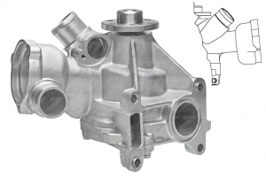 E 2.6 MERCEDES-BENZ 190 W201 Pompa acqua Pompa acqua DOLZ