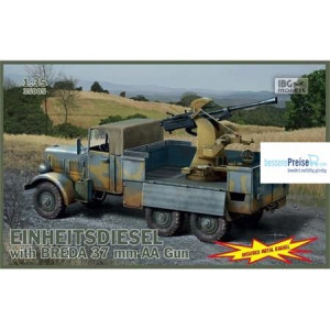 IBG-Modellbau IBG35005 - Einheitsdiesel w/ Breda 37mm AA gun