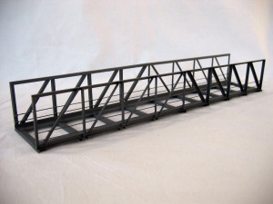 Hack Brücken H0 (1:87) 10150 - Vorflutbrücke 30cm, 55mm breit, grau - Typ V30
