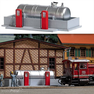 Busch H0 (1:87) 1158 - Tankstelle für Bahnbetriebswerk