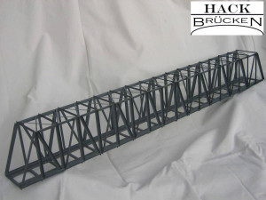 Hack Brücken H0 (1:87) 11600 - Kastenbr. 81cm,grau - Typ K81