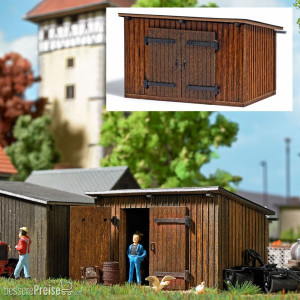 Busch H0 (1:87) 1594 - Holzschuppen
