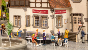 Noch H0 (1:87) 16245 - Figuren-Themenwelt Cafe