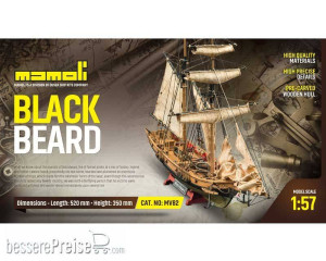 MAMOLI 21782 - Blackbeard Bausatz 1:57 Mamoli