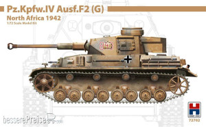 Hobby 2000 72702 - Pz.Kpfw.IV Ausf.F2 (G) North Africa 1942 in 1:72
