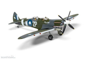 Corgi AA29201 - Supermarine Spitfire T.9 TE308 (G-AWGB) Finished as A58-606 Grey Nurse Sharkmouth, operated by Biggin Hill Heritage Hangar