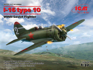 ICM 32004 - 1:32 I-16 type 10, WWII Soviet Fighter