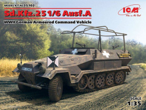 ICM 35102 - 1:35 Sd.Kfz.251/6 Ausf.A,WWII German Armoured Command Vehicle