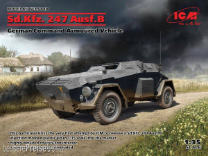 ICM 35110 - Sd.Kfz. 247 Ausf.B, German Command Armoured Vehicle in 1:35