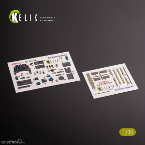 Kelik K35036 - Ju-87 G1/G2 - interior 3D decals for Border Models kit
