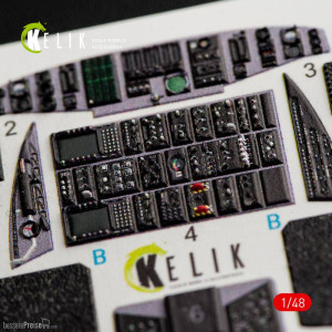 Kelik K48050 - MH-60K Black Hawk interior 3D decals for Italeri kit 2666