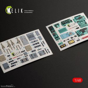 Kelik K48073 - Ka-27 Helix interior 3D decals for HobbyBoss kit
