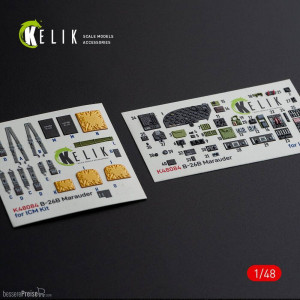 Kelik K48084 - B-26B Marauder interior 3D decals for ICM kit