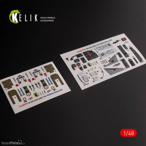 Kelik K48099 - A-6A Intruder - interior 3D decals for HobbyBoss kit