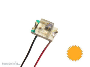 Schönwitz 50248 - LED SMD 0805 Blink LED mit Lackdraht gelb, 10 Stück