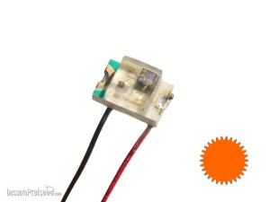 Schönwitz 50251 - LED SMD 0805 Blink LED mit Lackdraht orange, 10 Stück