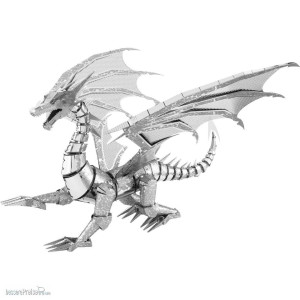 Metal Earth 502820 - Metal Earth: Iconx Silberdrachen