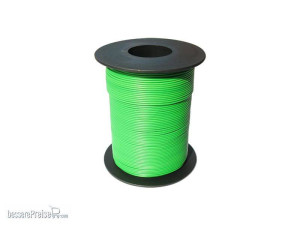 Schönwitz 50344 - 100 Meter Miniaturkabel Litze flexibel LIY 0,14mm² grün