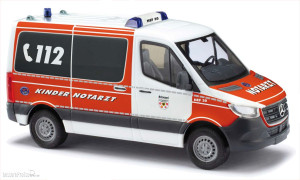 Busch H0 (1:87) 53465 - MB Sprinter kurz, Rettungsd.-Dortmund