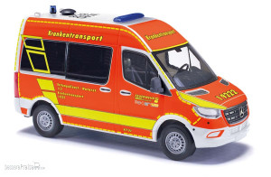Busch H0 (1:87) 54056 - Mercedes-Benz Sprinter kurzer Radstand/Hochdach, Feuerwehr Wuppertal