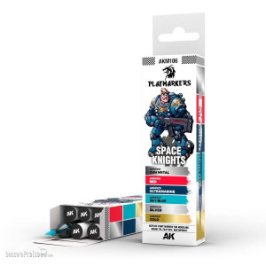AK Interactive AKM106 - PLAYMARKERS SET -  SPACE KNIGHT (6 ref.)
