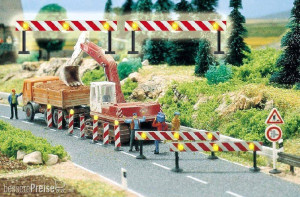 Busch H0 (1:87) 5905 - Baustellen-Absperrungen