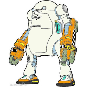 Hasegawa 664784 - 1/20 MechatroWeGo No. 4, Power Arm, Orange Mochi
