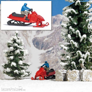 Busch H0 (1:87) 7818 - Action Set: Motorschlitten
