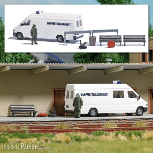 Busch H0 (1:87) 7953 - Action Set: Herrenloser Koffer