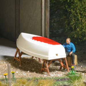 Busch H0 (1:87) 79816 - Action Set: Boot streichen