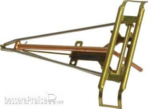 Sommerfeldt G 800 - 2m Einholmstromabn. f.L.G.B., unlackiert, ohne eigene Federkraft,