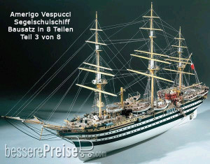 MANTUA 800652 - Amerigo Vespucci 1:84 Bauk. 3. Schritt