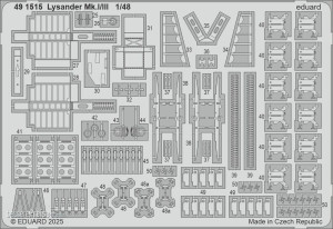Eduard Accessories 491515 - Lysander Mk.I/III AIRFIX